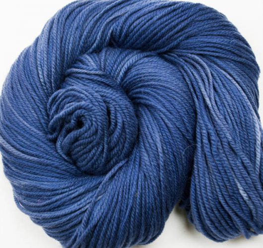 Medium Blue worsted weight yarn