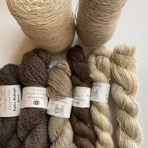 natural colored yarns