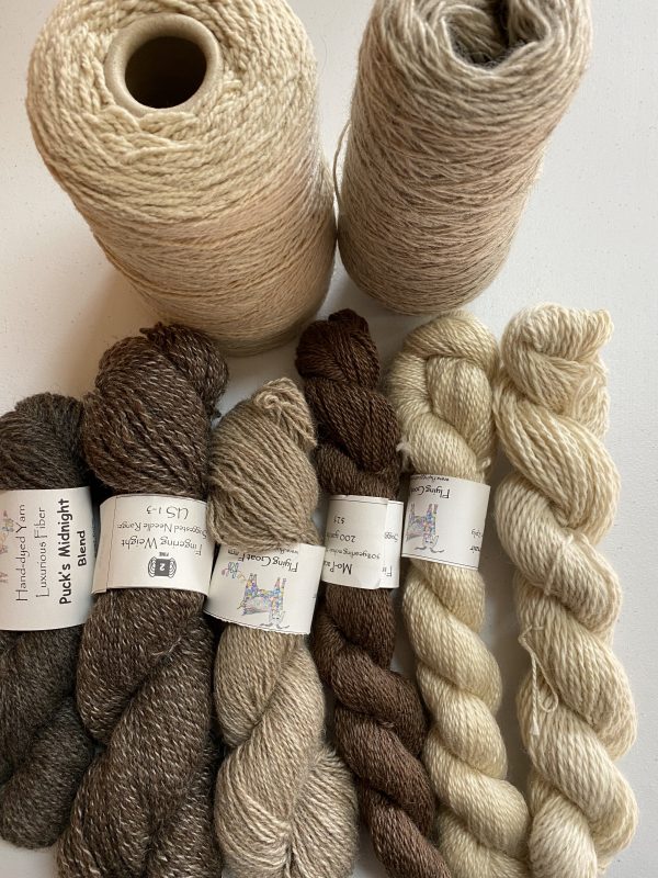 natural colored yarns