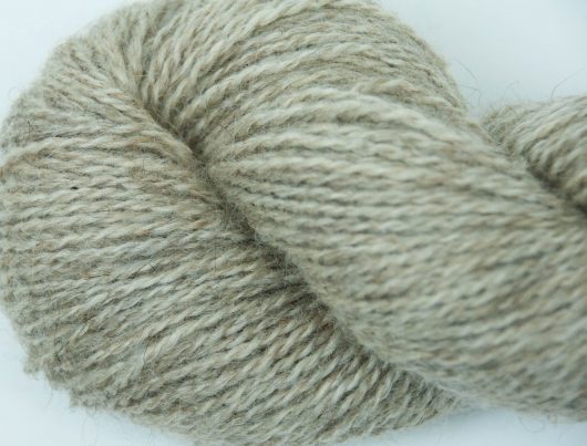 light oatmeal colored 2 ply mohair yarn