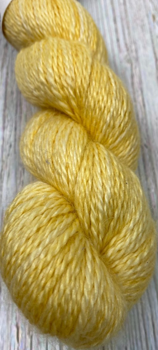 skein of yellow yarn