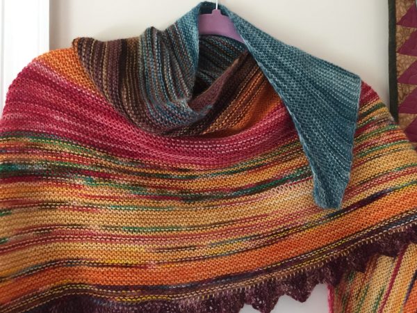 maryland shawl in fall colors