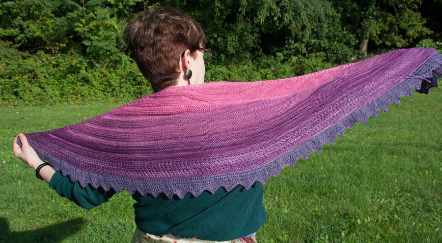 gradient set shawl