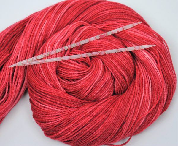 chinook merino cashmere nylon sock yarn in reds