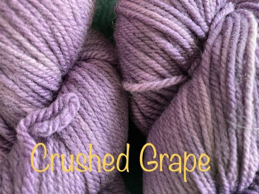 medium purple yarn