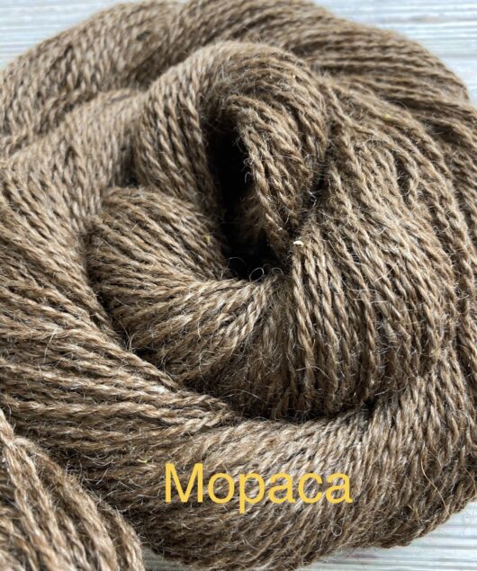 natural brown alpaca mohair yarn