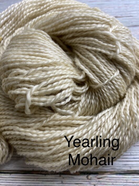 natural colored mohair yarn