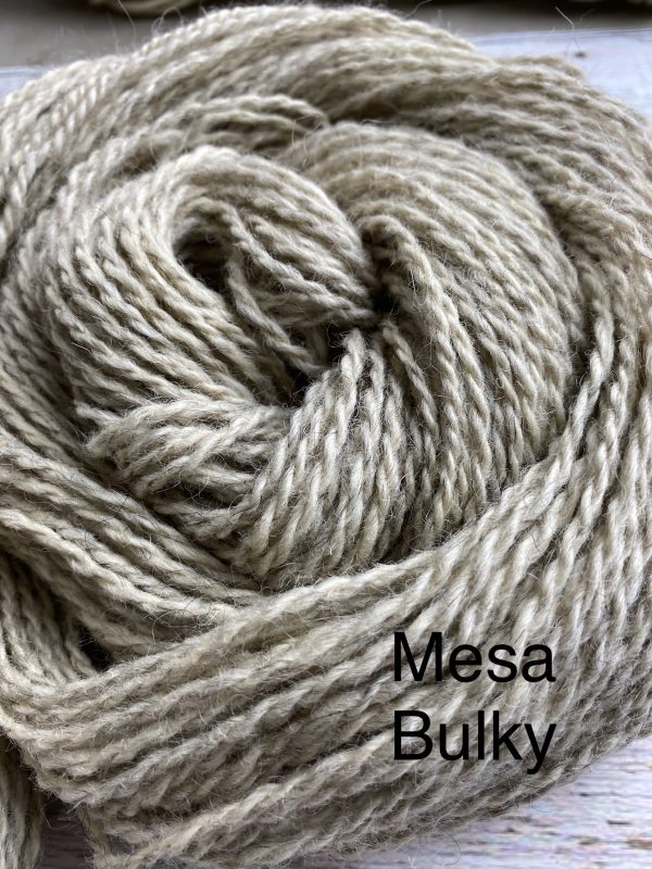 oatmeal colored mohair yarn