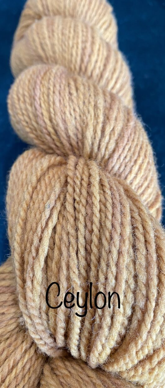 skein in a muted yellow