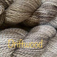 wool yarn in a light brown