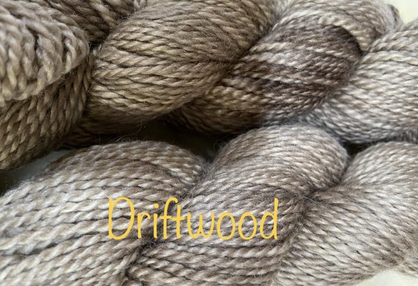 wool yarn in a light brown