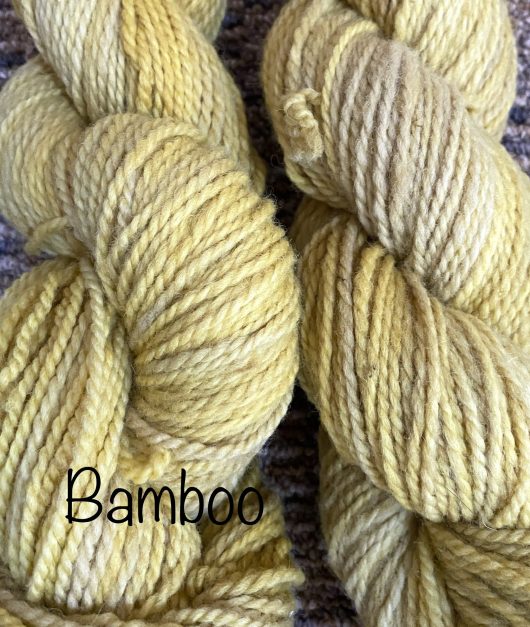 variegated yellow yarn