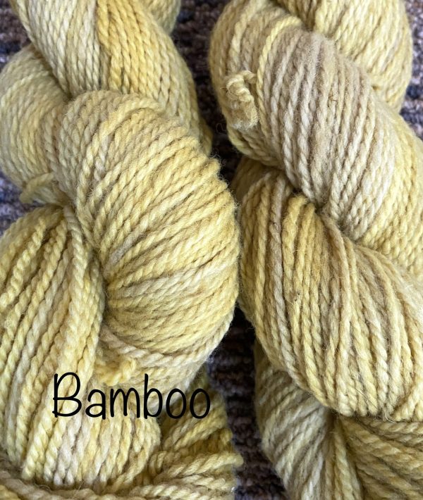 variegated yellow yarn