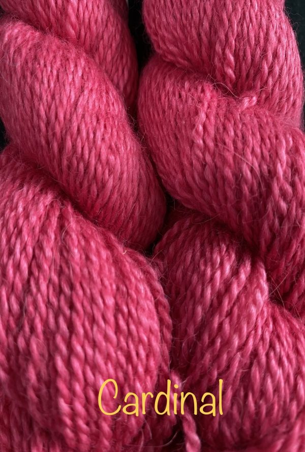 bright red yarn