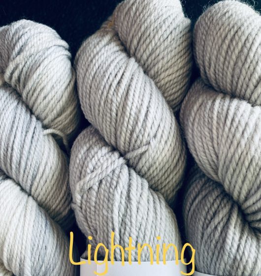 light grey yarn