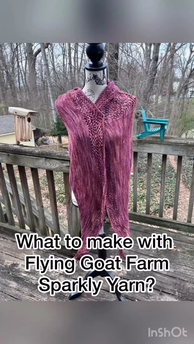 Everyone needs a little Bling in their life! This shawl is the epitome of bling. You have a blingy yarn and a pattern that is an eye-popper! Kathy used 2 full skeins to make a shawl that will wrap you in luxury!

Details: Our Sparkly yarn is 400 yards per skein, Fingering weight yarn, superwash Merino wool and lurex metallic fiber. Many variegated and tonal colors available

Getting value from these tips? Support this woman-owned biz by snagging some gorgeous hand-dyed yarn or fiber. Your purchase fuels creativity, sustainability, and seriously fun projects. Hit the link in my bio to shop and keep the good vibes (and fiber) going!

Come by our MD Sheep and Wool Booth to pick out your yarn in person. We are in the Main Exhibition Building Booth C5.

Happy Making

Lisa

#mdsheepandwool #mdsheepandwoolfestival